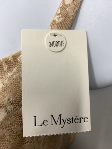 Le Mystere 3378 Safari Wireless Bra 34DDD Full Figure Seamless Sweetheart Neckli