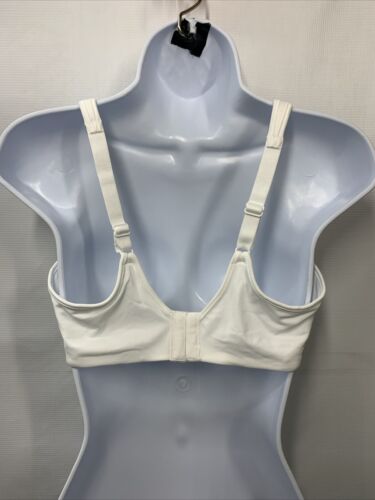 Olga 35912 Butterfly Effect Minimizer Bra Underwire Camisole Strap Size 36D Whit