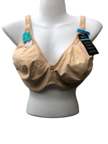 Bali Women's Passion Comfort Seamless Minimizer Underwire Bra Beige Size 34DDD