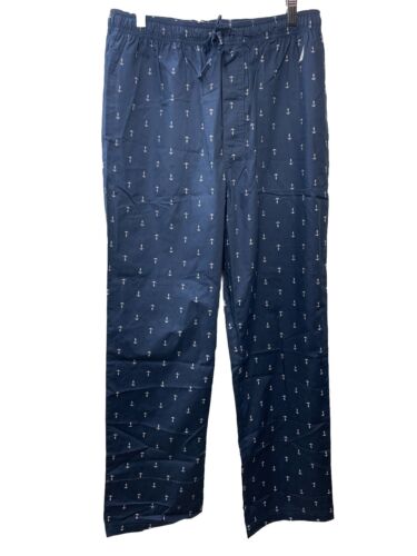 Nautica Men's Soft Woven 100% Cotton Elastic Waistband Sleep Pajama Pant Size M