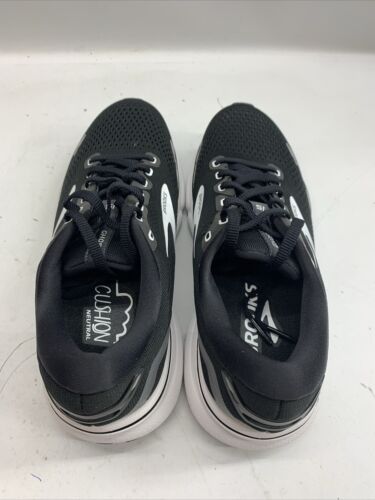 Brooks Ghost 15 Womens Running Shoes Cushioned Comfort Black 7 Lace-up Sneaker