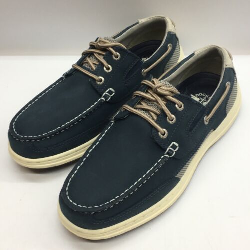 Men's Dockers Beacon Boat Shoes Navy Size 7.5M Loafer Lace-up Shoe Navy