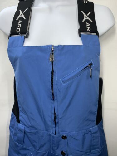 Arctix Women's Insulated Snow Ski Conundrum Bib Overalls Blue Size Small Skiing