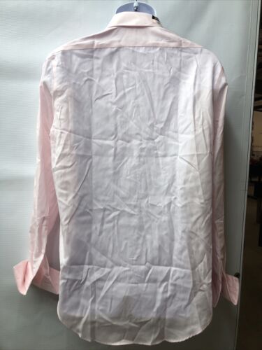 Calvin Klein Men's Dress Shirt Slim Fit Non Iron S Pink, Sz 15.5 (32/33) Med