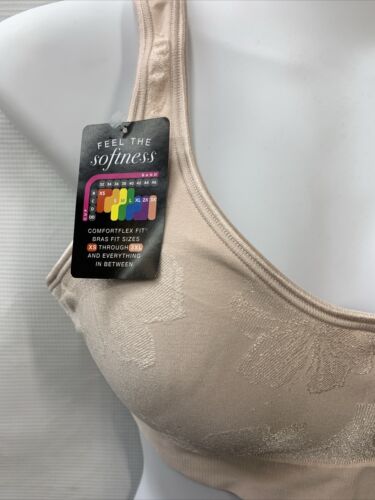 Bali Comfort Revolution ComfortFlex Fit Shaping Wirefree Tshirt Bra Beige Size M