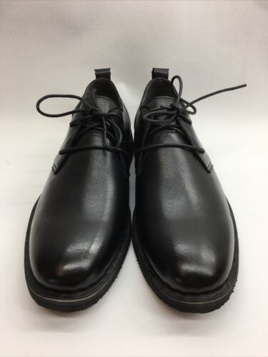 Propét Men's Finn Oxford Shoes MCX022L Rubber Sole Black Uppear Leather Size 11