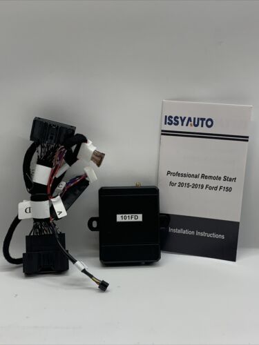 ISSYAUTO Professional Remote Start Kit Plug N Play Black for 2015-2019 Ford F150