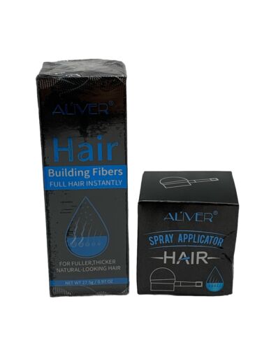 Hair Fibers for Thinning Hair with Spray,Undetectable Natural Formula,Thicker Fu