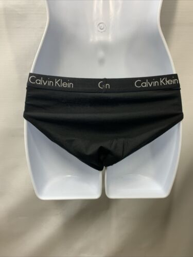 Calvin Klein Women Motive Cotton Multipack Bikini Panty 2 Pack Black/White Small