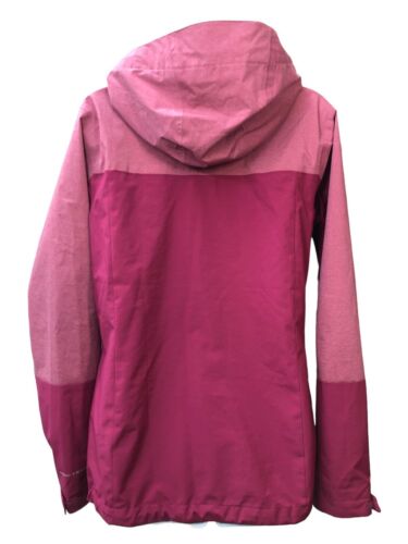 Columbia Womens Valley Elite Stretch Rain Waterproof Omni-Tech Hooded Zip Jacket