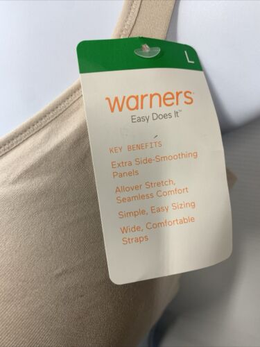 Women's Easy Does It Underarm-Smoothing with Seamless Stretch Wireless Size L