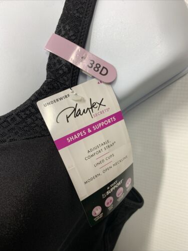 PLAYTEX Playtex Womens Secrets Shapes & Supports Balconette Full-Figure Size 38D