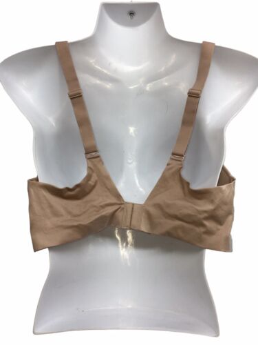 Bali Comfort Revolution Soft Touch Perfect WireFree Bra Opaque Beige Size Large