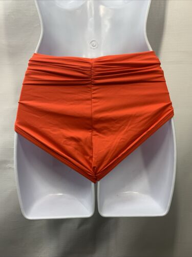 La Blanca Women's Island Goddess Banded Hipster Swimsuit Bottom Paprika Size 10