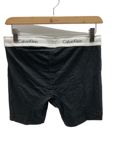 Calvin Klein Womens Boxer Brief Short QF7625-001 Underwear Stretchy Black Medium