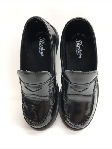 Boy's Florsheim, Croquet Penny Loafer JR Little Kid & Big Kid 16565-001 Black