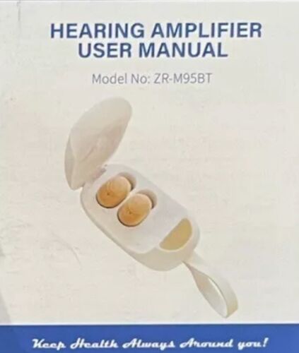 Eradrum Friendly Rechargeable Hearing Amplifier Hearing Aid ZR-M95BT Noiseless