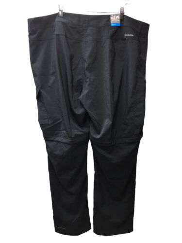 Columbia Womens Black Silver Ridge Utility Convertible Long Pant Classic 24W