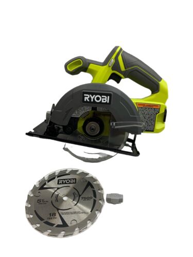 Ryobi PCL500 One+ 18V 5-1/2” Circular Saw + Blade Battery Powered Cordless Green