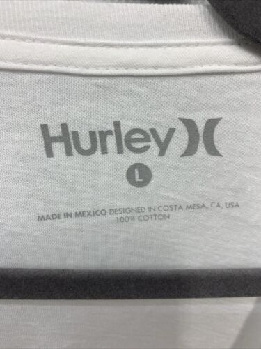 Hurley Men's Icon Slash Gradient T-shirt Size L Short Sleeve Pull On Icon logo