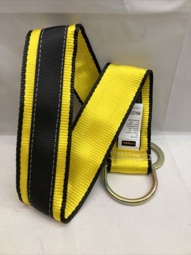 Kwiksafety Polyester Gibbon Grip 4Ft Safety Anchor Strap Type T KS7801T-4 Yellow