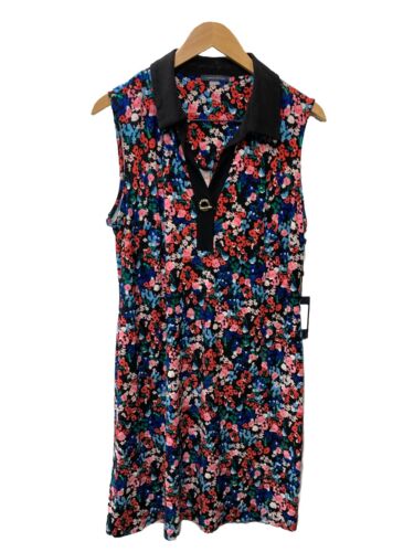 Tommy Hilfiger Women's Collared V-neck Shift Dress A0UJ2NT6 Sleeveless Size 12