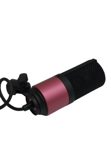 FiFine K669B USB Podcast Condenser Microphone Recording On Laptop PC Rose Red