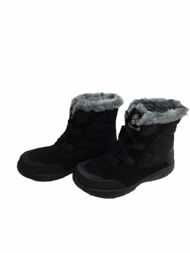 Columbia Ice Maiden Shorty Black Grey Women’s 7.5 200G Insulation WP BL0836-010