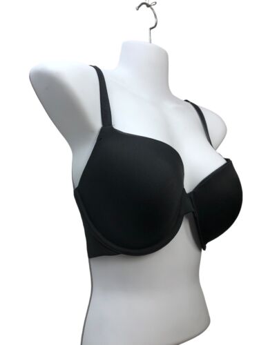 Calvin Klein QP1500 "Women's Form" Convertible T-Shirt Microfiber Bra, Black 38B