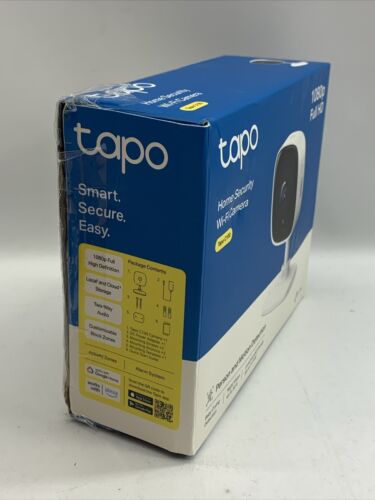 TP-Link Tapo 1080P Indoor Security Camera C100 Baby Crying Monitor, Night Vision