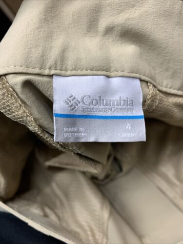 Columbia Saturday Trail Convertible Outdoor Pants Beige AL8761-265 Size 4/Short