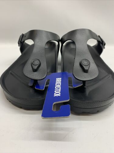 Birkenstock Men’s Gizeh EVA Black Sandals Unisex Shoes Regular Fit Slip-on SZ 12