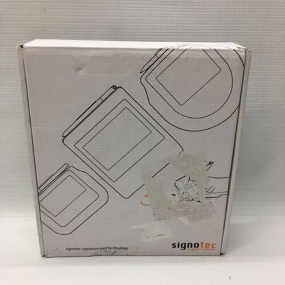 Signotec Sigma ST-LTE105-2-U100 LCD Signature Pad with Pouch 500Hz 4D Samples