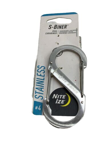 Assorted Nite Ize S-Biner Stainless Steel Dual Carabiner Stainless - Lot Of 18