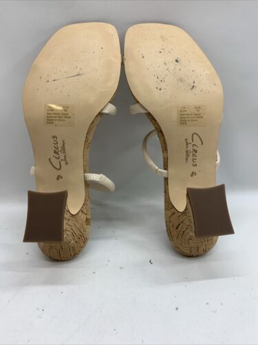 Circus NY by Sam Edelman Women's Faye Heeled Sandal Vanilla Heeled 8.5 Open Toe