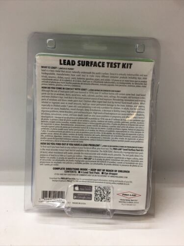 PRO-LAB LS104 Lead Surface Do It Yourself Test Kit Safe Instant Results Lot Of 3