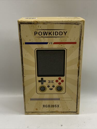 Powkiddy RGB20SX Open Source Retro Handheld Emulator Game Console Black 16gB