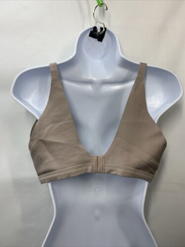 Warner's Women's Gray No Side Effects Back-Smoothing Contour Bra RN2231A Size L