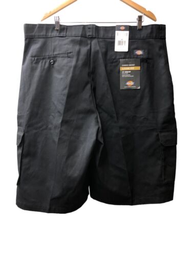 Dickies Cargo Short Loose Fit Black Size 42 Classic with Front Back Cargo Pocket