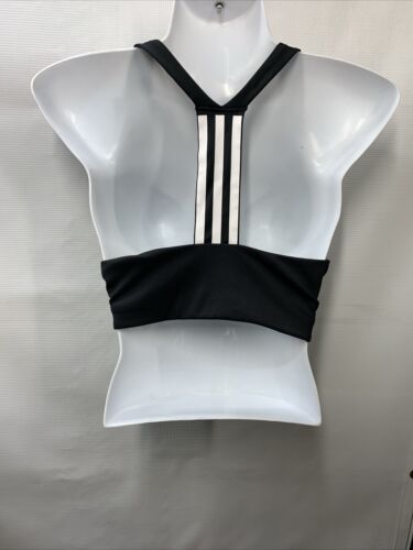 Adidas Women's Powerimpact Training Medium-support, Black/White Bra Size XL DD