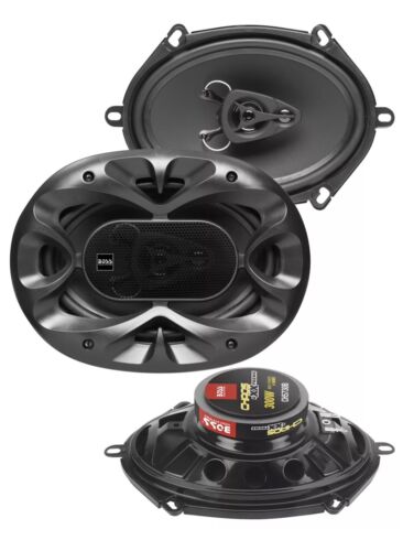 BOSS Audio Systems CH5730B 5 x 7 300 W Car Speakers 5x7 3-Way Full Range Speaker