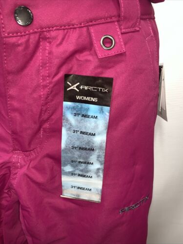 Arctix Thermal Long Snow Pants Fuchsia Medium 8-10 31 Inseam Pink 1800-27-M