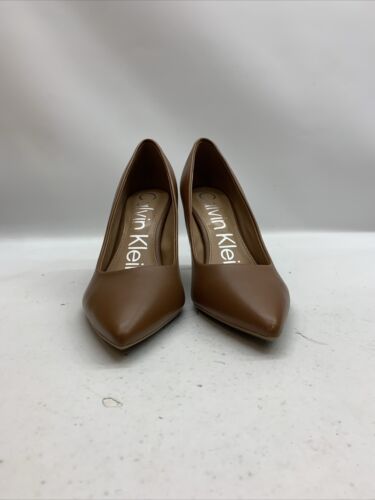 Calvin Klein Womens Brown High Heel pumps Stiletto Dress Formal Shoes Size 7M