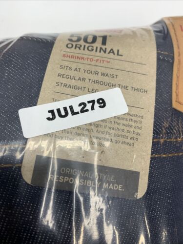 Levi's Men's 501 Original Shrink To Fit Jeans Straight Leg Button Fly Size 32x32