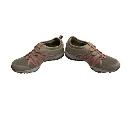 Skechers Seager Hiker Women's Hiking Shoes Taupe Vegan Memory Foam Size 10