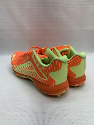 Puma 22 Fh Rubber Shoes Vibrant Orange/Green 106713-04 Athletic Size 11 Lace-up