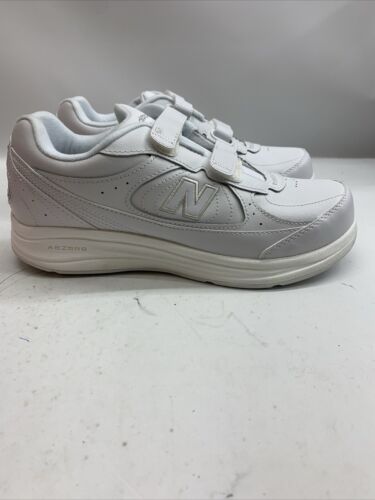 New Balance Womens 577 White Walking Shoes Lace-up Athletic Sneakers 9 Wide