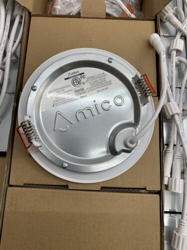 Amico Ultra Thin 4" 5CCT Slim Panel LED Recessed Downlight 800LM Bright 20 Pack