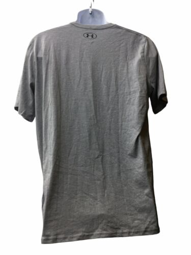 Men's Under Armour T-Shirt Sportstyle Logo Tee Top Gray Large Short Sleeve Shirt