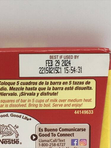 Nestle Abuelita Authentic Mexican Hot Chocolate Drink Mix Bar 90Cal Lot Of 3